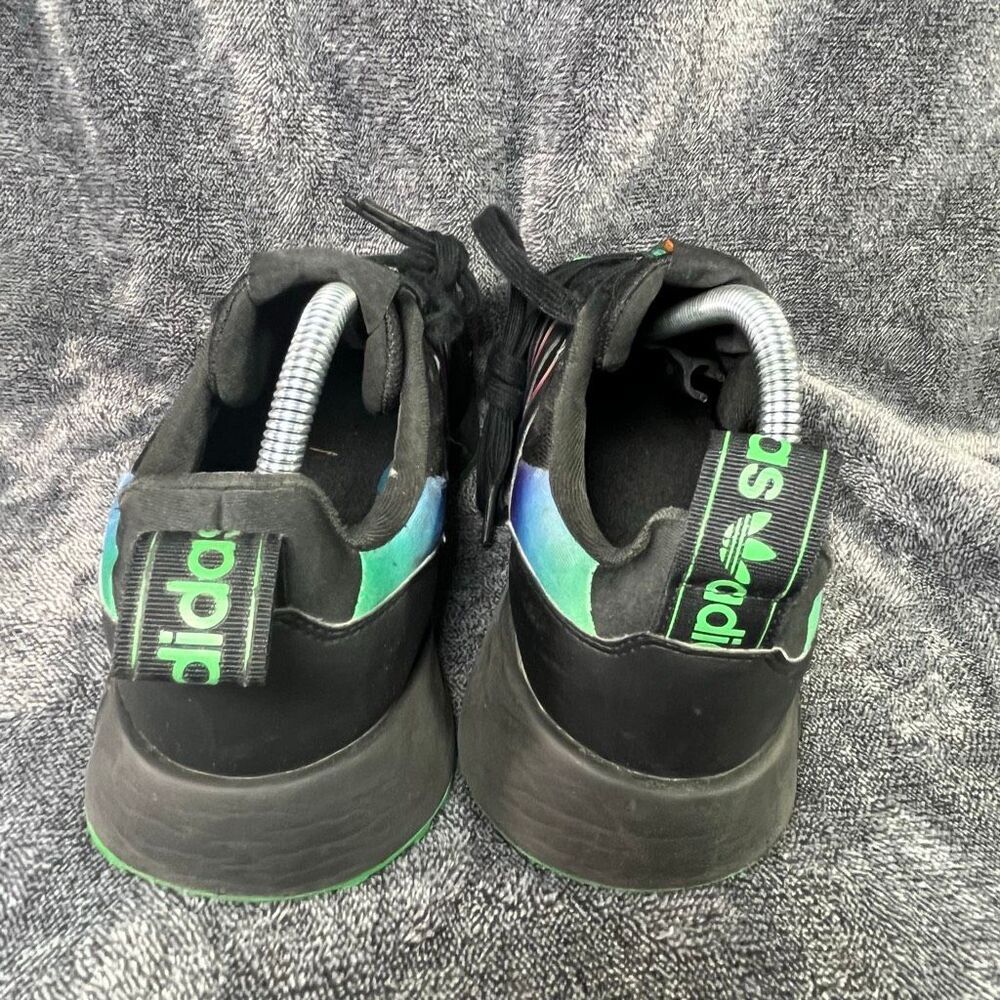 Adidas Originals Multix Monochrome Black Green Multi Color Men Size 7 - Picture 4 of 8